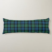 Kariert Clan Campbell Green Blue Karo Tartan Seitenschläferkissen (Vorderseite)
