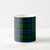 Kariert Clan Campbell Military Tartan Black Green Kaffeetasse (Mittel)