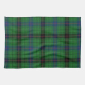 Kariert Clan Davidson Blue Green Black Karo Tartan Geschirrtuch (Horizontal)
