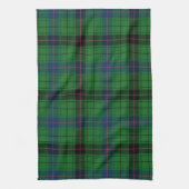 Kariert Clan Davidson Blue Green Black Karo Tartan Geschirrtuch (Vertikal)