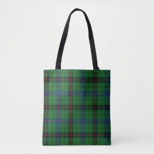 Kariert Clan Davidson Tartan Black Green Karo Tasche