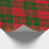 Kariert Clan Drummond Tartan Scottish Pattern Geschenkpapier (Ecke)