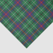 Kariert Clan Duncan Green Karo Tartan Seidenpapier (Ausschnitt)