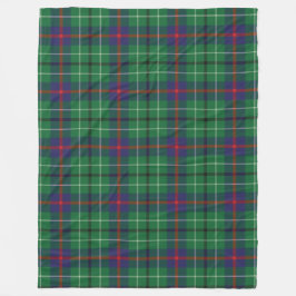 Kariert Clan Duncan Tartan Green Karo Fleecedecke