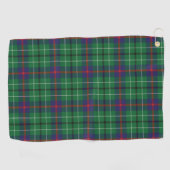 Kariert Clan Duncan Tartan Muster Green Red Black Golfhandtuch (Horizontal)