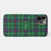 Kariert Clan Duncan Tartan Personalisiert Monogram Case-Mate iPhone Hülle (Rückseite (Horizontal))