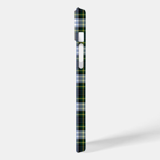 Kariert Clan Gordon Green White Rustic Tartan Case-Mate iPhone Hülle (Rückseite / Links)