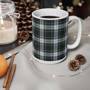 Kariert Clan Gordon Green White Tartan Kaffeetasse