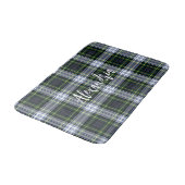 Kariert Clan Gordon Rustic Personalisiert Tartan Badematte (Schrägansicht)