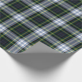 Kariert Clan Gordon Rustic Tartan Geschenkpapier (Ecke)