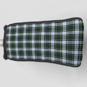 Kariert Clan Gordon Tartan Green White Karo Golf Headcover (Vorderseite)