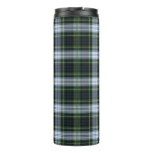 Kariert Clan Gordon White Green Karo Tartan Thermosbecher (Rückseite)