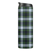 Kariert Clan Gordon White Green Karo Tartan Thermosbecher (Nach rechts gedreht)