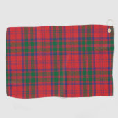 Kariert Clan Grant Red Blue Green Karo Tartan Golfhandtuch (Horizontal)