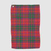 Kariert Clan Grant Red Blue Green Karo Tartan Golfhandtuch (Vorderseite)