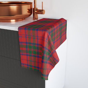 Kariert Clan Grant Red Blue Green Karo Tartan Handtuch