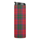 Kariert Clan Grant Tartan Blue Green Red Karo Thermosbecher (Nach rechts gedreht)