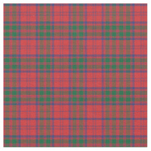 Kariert Clan Grant Tartan Green Red Blue Karo Stoff