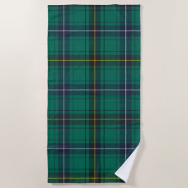 Kariert Clan Henderson Green Karo Tartan Strandtuch