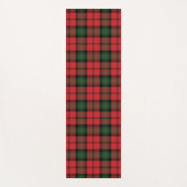 Kariert Clan Kerr Red Green Black Karo Tartan Yogamatte (Vorderseite)