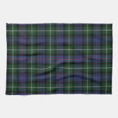 Kariert Clan MacKenzie Green Lila Karo Tartan Geschirrtuch (Horizontal)