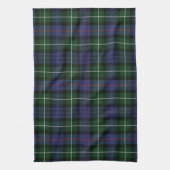 Kariert Clan MacKenzie Green Lila Karo Tartan Geschirrtuch (Vertikal)