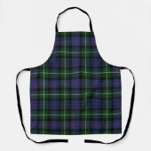 Kariert Clan MacKenzie Green Lila Karo Tartan Schürze (Vorderseite)