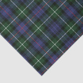 Kariert Clan MacKenzie Green Lila Karo Tartan Seidenpapier (Ausschnitt)