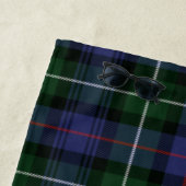 Kariert Clan MacKenzie Green Lila Karo Tartan Strandtuch (Beispiel)