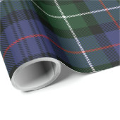 Kariert Clan MacKenzie Green Lila Tartan Geschenkpapier (Rolleneckpunkt)
