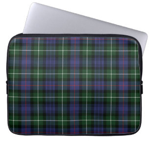 Kariert Clan MacKenzie Lila Green Gray Tartan Laptopschutzhülle