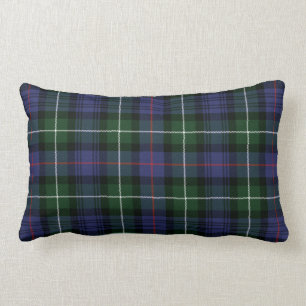 Kariert Clan MacKenzie Lila Green Karo Tartan Lendenkissen
