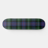 Kariert Clan MacKenzie Lila Green Karo Tartan Skateboard (Horizontal)