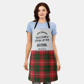 Kariert Clan MacKinnon Karo Tartan Kitchen Schürze (Getragen)