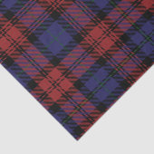 Kariert Clan MacLachlan Red Lila Karo Tartan Seidenpapier (Ausschnitt)