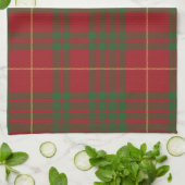 Kariert Clan MacTavish Red Green Karo Tartan Geschirrtuch (Gefaltet)