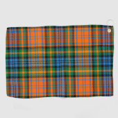 Kariert Clan Murray Orange Blue Green Karo Tartan Golfhandtuch (Horizontal)