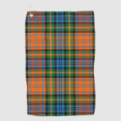 Kariert Clan Murray Orange Blue Green Karo Tartan Golfhandtuch (Vorderseite)