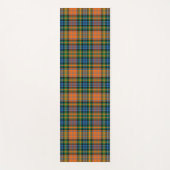 Kariert Clan Murray Orange Blue Green Karo Tartan Yogamatte (Vorderseite)