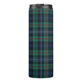 Kariert Clan Robertson Green Lila Karo Tartan Thermosbecher (Rückseite)