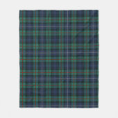 Kariert Clan Robertson Tartan Familie Rustikal Fleecedecke (Vorderseite)