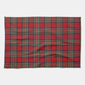 Kariert Clan Stewart Red Green Blue Karo Tartan Geschirrtuch (Horizontal)