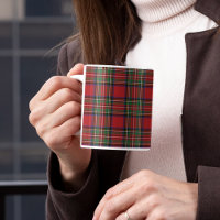 Kariert Clan Stewart Red Green Tartan
