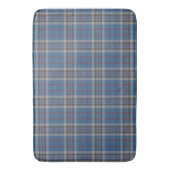 Kariert Clan Thompson Gray Blue Karo Tartan Badematte (Vorderseite Vertikal)