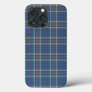 Kariert Clan Thompson Gray Blue Karo Tartan Case-Mate iPhone Hülle