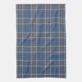 Kariert Clan Thompson Gray Blue Karo Tartan Geschirrtuch (Vertikal)