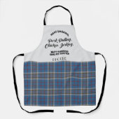 Kariert Clan Thompson Tartan Checkered Kitchen Schürze (Vorderseite)