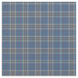 Kariert Clan Thompson Tartan Gray Blue Karo Stoff