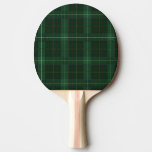 Kariert Clan Walsh Tartan Green Checkered Tischtennis Schläger