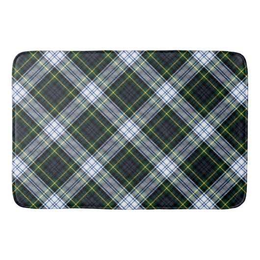 Kariert Classic Clan Gordon Rustikaler Tartan Badematte (Vorderseite)